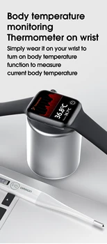 Nový Príchod Náramkové hodinky 6 W26 Plus Vodotesný IP68 Šport Fitness Smart Hodinky 2020