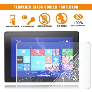 Pre Dell Miesto 10 Pro LTE Tablet Tvrdeného Skla Screen Protector proti Poškriabaniu Anti-odtlačkov prstov HD Jasný Film Kryt