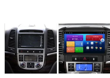 Pre Hyundai Santa Fe 2006-2012 PX6 Android 10.0 4+128G Auto DVD Prehrávač, GPS Navigáciu Auto Stereo Rádio Multimediálne Hlavu Uint DSP