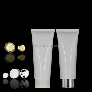 Prázdne Facial Cleanser Kozmetické Hadice 100 ml Biely Krém na Ruky Soft Tube 100 g Mlieko Kozmetické Výrobky pre Starostlivosť o Pleť Balenie 50pcs/Veľa