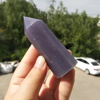 Prírodné fialová lepidolite crystal bod fengshui prútik crystal liečivý kameň plavidlá, pre domáce dekorácie