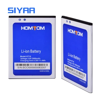 Pôvodné SIYAA HT16 Batérie Pre HOMTOM HT16 pre Veľké Kapacita 3000mAh Náhradné Batérie 3.8 V li-ion záložné Batérie