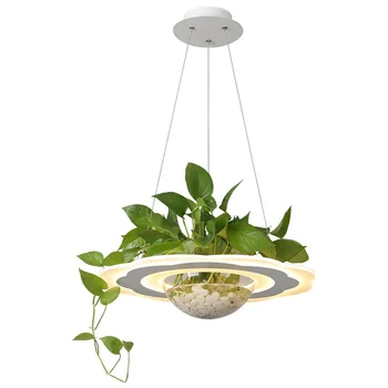 Severské rastlinných jedál, lustre moderná jedáleň, balkón sklo lampy, akryl shop oblečenie LED dekoratívne osvetlenie