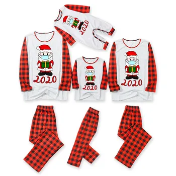 Sleepwear Vianočné Rodiny Pyžamá Oblečenie Set sa 2020 Rodinné Vianoce Dospelých, Deti Detské Pyžamo Sady Rodiny Pozrite Zodpovedajúce Oblečenie #5B