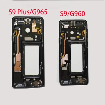 Stredný Rám Rám Pre Samsung GALAXY S9 S9 Plus G960 G965 Polovici Stredného Doska Rám Bývanie Časti