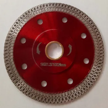 Turbo pílových 4 palcový (105 mm) Ultra Tenké Keramické, Porcelánové Dlaždice Rezanie Disk Diamond Disku Rezací nôž Vnútorného Otvoru 20 mm
