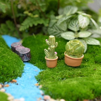 Umelé Rastliny Realisticky Umelé Succulents Rastlín Záhrada Miniatúrne Falošné Kaktus Eco-Friendly Home Office Desktop Dekorácie