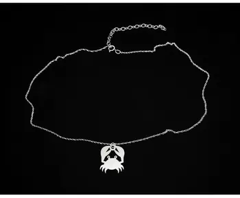 Unikátny nález Medeného Krab Krásne Šperky Krab Náhrdelník Všetky Slová Môžu Byť Customed Najlepší Darček Pre Mužov A Ženy YP4099