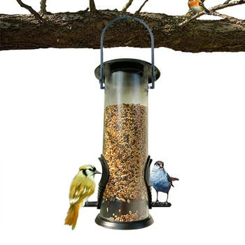 Visí Vták Podávač Automatický Plastové Potravín Fľaše Pet Kŕmenie Dodávky Anti-kropenie Papagáj Misy Tvorivé Vták Jedlo Kontajner