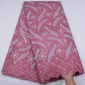Vysoká Kvalita Fialová Afriky Čipky Textílie 2019 Nigérijský Čipky Textílie Pre Svadobné Party Šaty Výšivky Francúzsky Voile Čipky Textílie