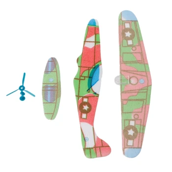 Vzdelávacie Mini Penové Ručné Hádzanie Letí Lietadlo, Vetroň DIY Montáž Model Kid Hračka