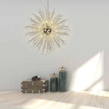 ZISIZ Crystal Prívesok Osvetlenie Pre DinningRoom Kreatívny Dizajnér Spuknit LED Svetiel Prívesok Loptu Zavesenie svetla /Pozastavenie
