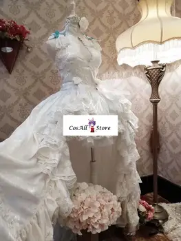 Zákazku/veľkosť Azur Lane Nevesta Slávnych Cosplay kostým svadobné šaty žena