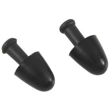 Čierne PVC Plavec Plávanie Spona na Nos Ucha, Plug + Jasné Prípade Unisex