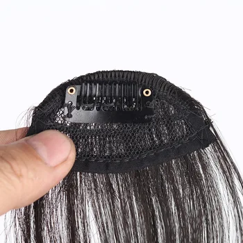 Ženy Móda Mini Vzduchu Rany Fringe Syntetické False predlžovanie Vlasov Príčesky Vysokej teplote hodváb parochňu falošné rany štýl